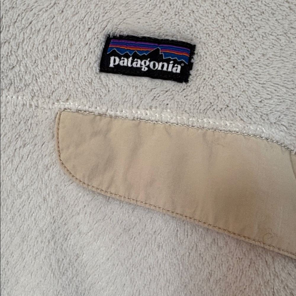Patagonia Women’s Re-Tool Snap-T Fleece Pullover Cream M EUC - Picture 6 of 6